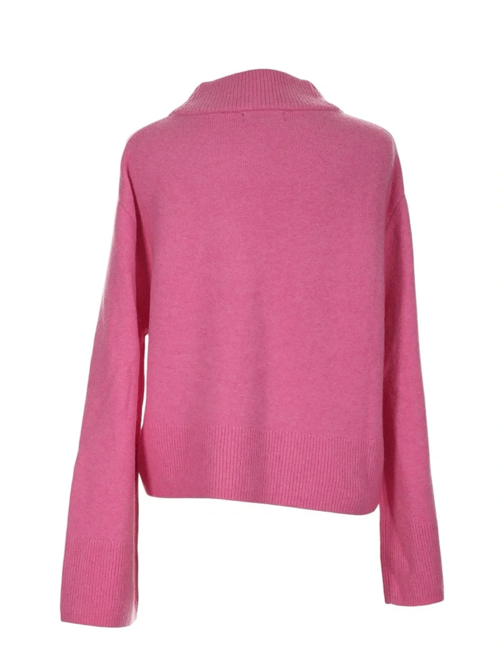 J. Crew Pink Mock Neck Pullover Sweater